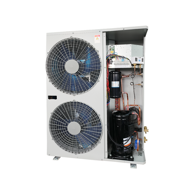 Condensatie-eenheid met luchtuitlaat aan de zijkant (met behulp van een Panasonic-compressor) 3-12 pk